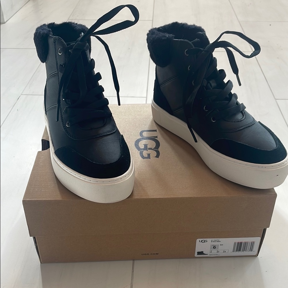 UGG Women's Black High-Top Sneakers